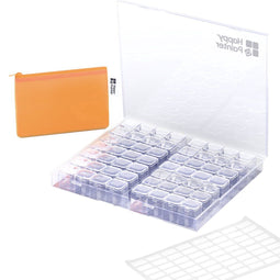 Happy Painter - Diamond Painting Opbergdoos 56 Vakjes - Organiseer je steentjes - 20,5 x 17 x 3 cm