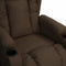 vidaXL Fauteuil verstelbaar kunstleer bruin
