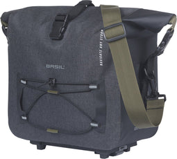 Basil Navigator Storm - Bagagedragertas MIK - 13L - Waterdicht - Zwart