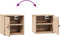 vidaXL - Wandkast - 31,5x30x30 - cm - massief - grenenhout