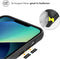 iMoshion Hoesje Geschikt voor iPhone 13 Pro Hoesje - iMoshion Rugged Hybrid Case - Zwart / Transparant
