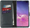 Selencia Galaxy S10 Plus - Echt Lederen Bookcase - 3 Pashouders - Groen