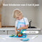 Qwali Blue Kindermessen Set - 8-delig - Veilig snijden - Kindvriendelijk design