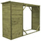 vidaXL - Tuinschuur - 253x80x170 - cm - grenenhout