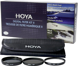 Hoya Digital Filter Kit II 52mm - Filter Kit - UV Polarisatie NDX8 - Zwart