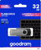 Goodram UTS3 - Flashdrive - 32GB USB3.0 - Draaisysteem - Zwart