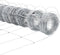vidaXL - Veldhek - 1,5x10 - m - Gegalvaniseerd - Staal