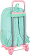Schoolrugzak met Wielen Glow Lab Pepa Groen (30 x 46 x 14 cm)