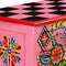 vidaXL - Wandtafel - handgeschilderd - massief - mangohout - roze