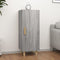 vidaXL - Dressoir - 34,5x34x90 - cm - bewerkt - hout - grijs - sonoma - eikenkleurig