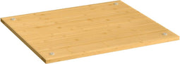 Kookplaatafdekking 50x56x1,5 cm bamboe