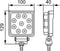 Hella Valuefit Werkschijnwerper 12 V, 24 V S1500 LED 1GA 357 103-012 Nabijgebied belichting (b x h x d) 100 x 129 x 40