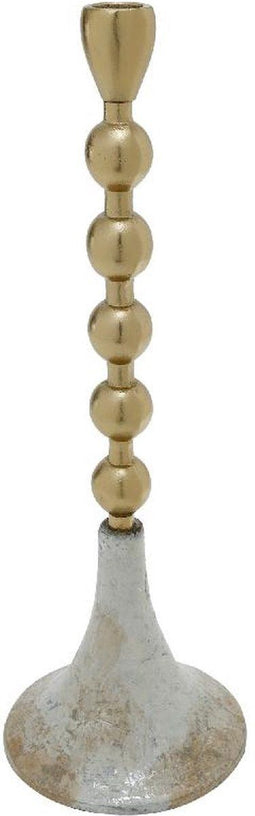 PTMD Axer Kandelaar - 13 x 13 x 39 cm - Aluminium - Goud