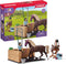schleich HORSE CLUB - Speelfigurenset - Wasplaats met Horse Club Emily & Luna - Kinderspeelgoed voor Jongens en Meisjes - 5 tot 12 jaar - 14 Onderdelen - 42438