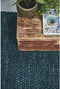 Brink en Campman - Cobble 29208 Vloerkleed - 250x350 - Rechthoek - Laagpolig,Structuur Tapijt - Modern - Blauw, Bruin