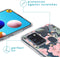 iMoshion Hoesje Geschikt voor Samsung Galaxy A21s Hoesje Siliconen - iMoshion Design hoesje - Roze / Transparant / Cherry Blossom