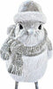 Kerstversiering DKD Home Decor Hars Fågel (10,5 x 5,5 x 10,5 cm) (2 Stuks)