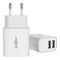 Ansmann HC212 - USB Charger - 2x USB poorten 12W - Wit