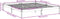 vidaXL - Bedframe - extra - lang - zonder - matras - massief - grenenhout - 180x210 - cm