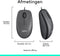 Logitech M100 - Bedrade Muis - USB - Optische Tracking - Zwart