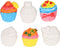 Gips Gieten Magneten - Cupcakes