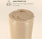 Burga Coffee Mug - Tan - Thermosbeker - 470 ML - Lekdicht - Dubbelwandig RVS - Vrij van BPA / BPS en BPF - Koffiebeker to go