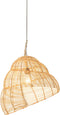 J-Line hanglamp Slak - bamboe - naturel