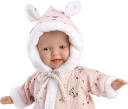 Llorens mini babypopje soft body Baby Smile met speen 31 cm