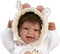 Llorens soft body Babypop Tala met bruin haar en geluid 44 cm