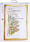 Thea Gouverneur - Borduurpakket met telpatroon - 472A - Voorgesorteerde DMC Garens - Parijs - Aida - 79 cm x 50 cm - DIY Kit