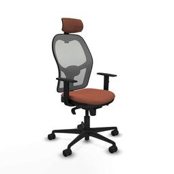 Piqueras y Crespo 1D036N2 - Bureaustoel - Hoogteverstelbaar met armleuning - Bruin Grijs