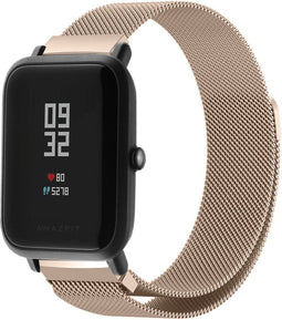 iMoshion Bandje Geschikt voor Amazfit GTS / BIP - iMoshion Milanese Watch bandje - Rosé Goud