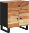 vidaXL - Nachtkastje - 50x33x60 - cm - massief - acaciahout - en - bewerkt - hout