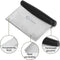 COOCK - Ergonomische Deegsteker RVS - Deegschraper - Vaatwasbestendig - 8 cm x 15 cm