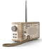 Pure DAB+ Radio Classic Mini - Draagbaar Digitaal - Bluetooth 5.3 - Wit/Eiken