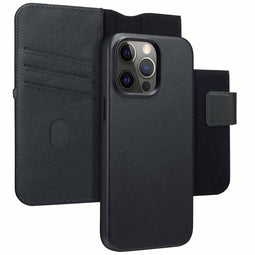 Accezz iPhone 15 Pro Max - Leather Bookcase 2-in-1 MagSafe - Zwart