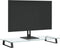 vidaXL - Monitorstandaard - 80x35x8 - cm - gehard - glas - en - metaal - zwart