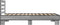 vidaXL - Bedframe - bewerkt - hout - en - metaal - grijs - sonoma - eiken - 100x200 - cm