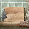 Riviera Maison Snijplank Hout Kerstversiering - Merry Everything Chopping Board - Naturel