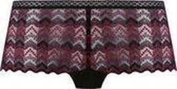 Freya Festival Vibe Short - Zwart met rode grafische details - Maat S