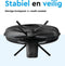 BRASQ Statiefventilator F300 - 40 cm - 3 snelheden - Zwart