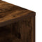 vidaXL - Boekenkast - 34x31x80 - cm - bewerkt - hout - gerookt - eikenkleurig
