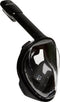Atlantis Snorkelmasker - Full Face Masker - 180° zicht - Zwart - S/M