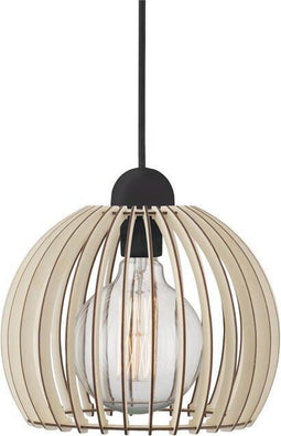 Nordlux Chino 25-hanglamp-E27-blank hout