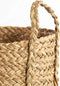 Light & Living Mand GEFEN S/4 max Ø35x32 cm - naturel+mat zwart