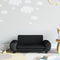 vidaXL Kinderbank 70x45x33 cm fluweel zwart