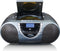 Lenco SCD-6800GY - Draagbare radio cd speler met DAB en mp3 - Grijs