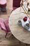 Light & Living Eettafel Magnifera - Hout/Zwart - Ø120cm - Modern,Landelijk