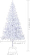 vidaXL - Kunstkerstboom - met - verlichting - en - kerstballen - 910 - takken - 210 - cm