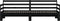vidaXL - Slaapbank - met - onderschuifbed - 80x200 - cm - massief - grenenhout - zwart